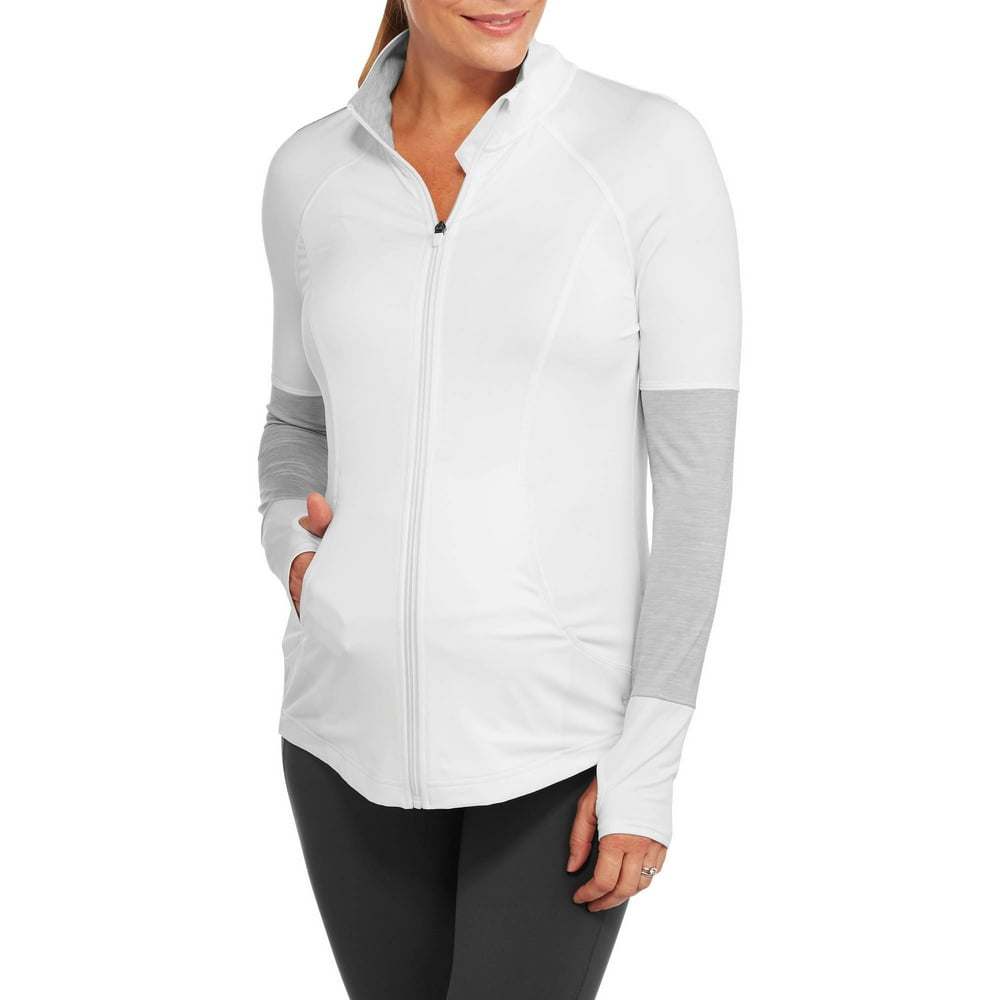 Danskin Now Maternity ZipUp Performance Jacket