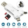 thumbnail image 1 of 4 in 1 OTG Card Reader Universal Phone Tf Sd Camera Multi Interface Card Reader (with App), 1 of 8