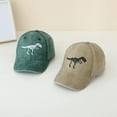 thumbnail image 4 of WUXIAN Kids Sun Hats Cartoon Caps Dinosaur Boys Hat Children Baseball Summer Girls Trucker Kids Sun Kids Hat Safari Hat,Green,One Size, 4 of 4
