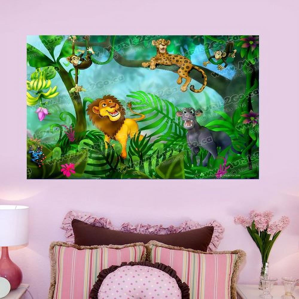 Wallhogs Jungle Cats Wall Mural