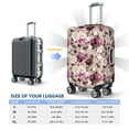 thumbnail image 6 of Xecao Rose Flowers print Elastic Luggage Cover, with double-sided print , is perfect for travel, business, and daily use, 6 of 9