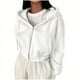 thumbnail image 5 of Sudaderas,Chaqueta informal con capucha para mujer, cierre frontal completo, manga larga con bolsillos, mezcla de poliéster, corte regular para uso diario, sopatenor, 5 of 7