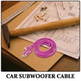 thumbnail image 3 of COMPUKAS Car Owners 1Pack Plastic Metal Audio Cable for Amplifier Connection, 3 of 6