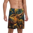 thumbnail image 5 of KLL Starry Night Guitar Turtle for Men's 1-Pack Shorts,Sleep Pajama Shorts for Men Soft Pj Shorts Men's Pajama Bottoms Sleepwear -Medium, 5 of 7