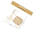thumbnail image 4 of OULII Bamboo Woven Handicrafts Tricycle Shape Rustic Home Decoration 1Set, 4 of 5