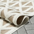 thumbnail image 6 of Well Woven Indoor/Outdoor Area Rug 7'10" x 10'6" Ciel Brown Modern Geometric, 6 of 8