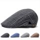thumbnail image 2 of Sombrero para hombre, primavera y verano, moda coreana, gorra con visera, gorra delantera, gorra de béisbol a cuadros, sombrilla, boina, sombrero para el sol, 2 of 5