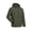 04-Olive Green, variant on Men's Lightweight Hooded Windbreaker Jacket with Detachable Hood, Full Zip Closure, Multiple Zipper Pockets, Adjustable Hook-and-Loop Cuffs