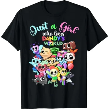 Hot Trending Dandy'S World Girls | Girl Who Loves Dandy'S World T-Shirt S-5Xl Birthday Gifts; For Men & Women