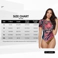 thumbnail image 6 of Lsque Pink Tiger Gold Leaves Women's Crew Neck Short Sleeve Bodysuit Basic T Shirts Tops Onesie Adult Cute Pajama-XX-Large, 6 of 8