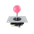 thumbnail image 1 of Joystick DIY High Response Non-delayed Arcade Game Fighting Stick Controller with Ball for Players-Pink, 1 of 1
