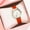 Red, variant on Uinagy Womens Cat Shape White Quartz Watch