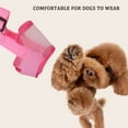 thumbnail image 2 of PEACNNG Dog Muzzle Anti-Bite Muzzle for Small Dog Breathable Pet Muzzle Pink, 2 of 7