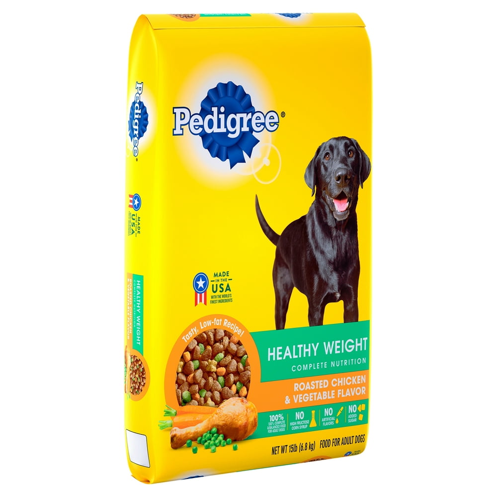 PEDIGREE Healthy Weight Adult Dry Dog Food Roasted Chicken & Vegetable ...
