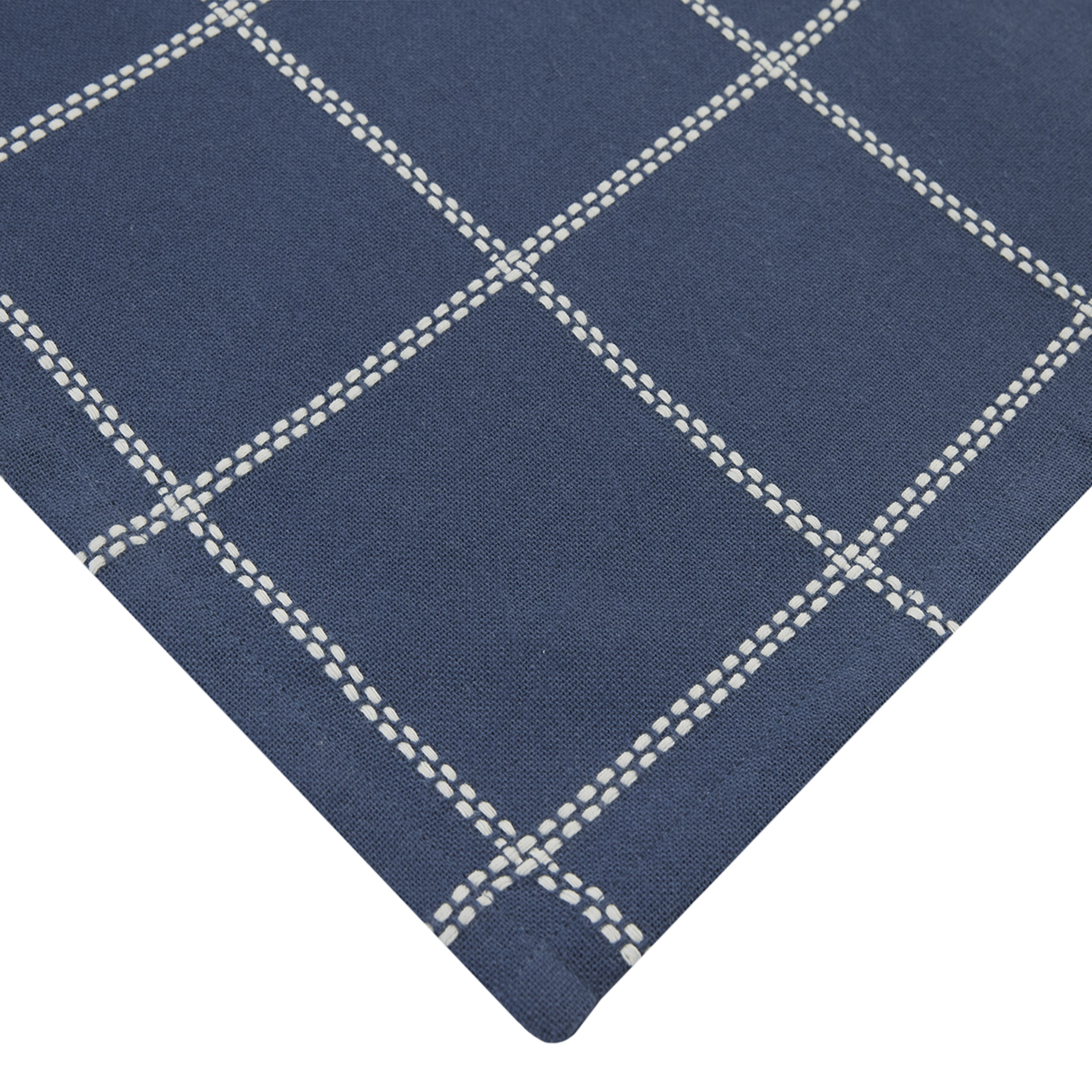 Better Homes & Gardens Woven Jamey 4 Pack Napkin Set - 20" x 20" - Washed Indigo - 100% Cotton