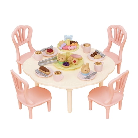 Calico Critters Sweets Party Set, Dollhouse Furniture Set