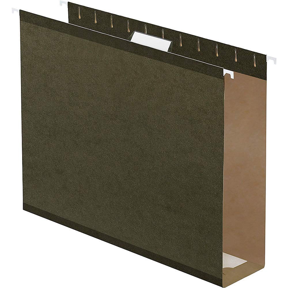 Pendaflex Reinforced 3" Extra Capacity Hanging Folders Letter Standard Green 25/Box 4152X3