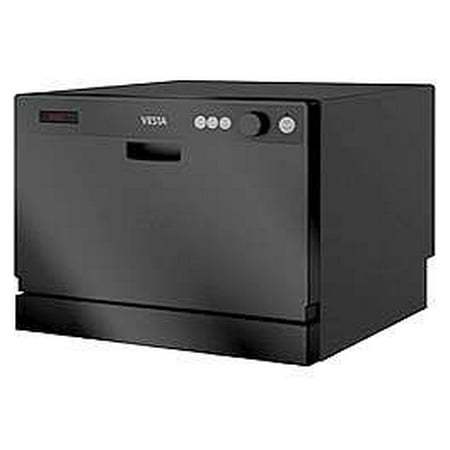 ... Black 115 Volt Space-Saving Countertop Dishwasher - Walmart.com