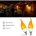 thumbnail image 1 of AXH Bombilla de Llama LED 2W E14 Bombillas con Efecto de Llama Bombillas de Vela Regulables para el hogar, jardín, Fiesta, Halloween, decoración navideña, 1 of 4