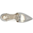 thumbnail image 4 of Bando Womens Zeffer 2 Glitter Pointed Toe Slingback Heels, 4 of 6