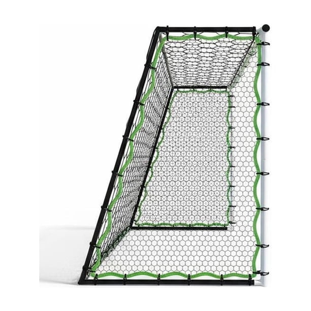 3-in-1 Soccer Goal & Rebounder Net para Backyard 7 x 5 ft Multi-Angle Trainer cm de Profundidaduradero Steel Frame Ideal para Passing Filming Ball Control Outdoor Practice para Kids