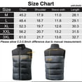thumbnail image 7 of Y.F.H sunbest Men's Puffer Vest Sleeveless Jacket Outdoor Winter Warm Lightweight Quilted Outerwear Vest, 7 of 7