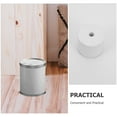 thumbnail image 3 of Hemoton Bathroom Garbage Can Swing Lid Marble Trash Can Lid Replacement Garbage Cans Cover for Kitchen Bathroom Outdoor Dorm White, 3 of 8