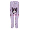 thumbnail image 4 of Kuromi And My Melody Mens Joggers Sweatpants 3D Print Pants Novelty Graphic Trousers Casual Athletic Sports Joggers with Pockets, 4 of 7