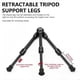 thumbnail image 2 of Trípode de Fibra de Carbono Ajustable para Grabación de Vídeo y Selfies con Alta Resistencia y Resistencia A la Oxidación., 2 of 5