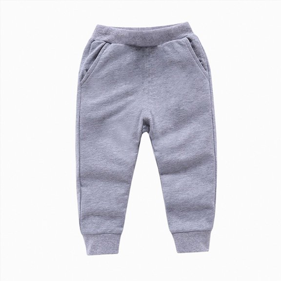 Gubotare Pants for Toddler Boys Kids Baby and Toddler Boys Pants Joggers Sweatpants for Boys 4T 5T (Grey,4-5 Years)