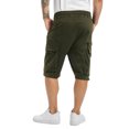 thumbnail image 3 of SAYOO - Pantalones cortos de carga para hombre, elásticos, cómodos, con cordón, informales, con múltiples bolsillos para hacer ejercicio, trotar, correr SAYOO  Casual, 3 of 9