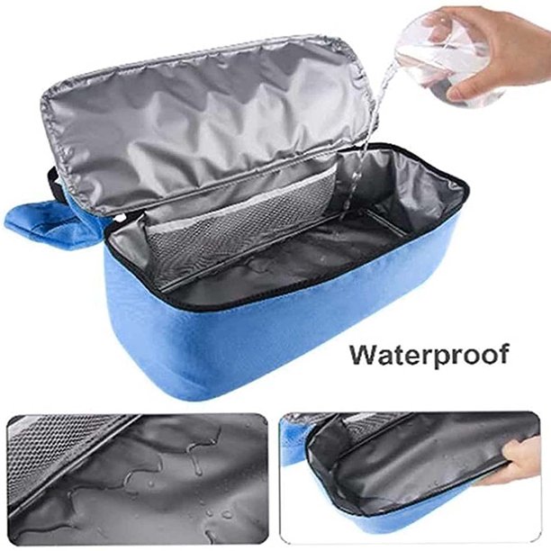 Bolsa De La Compra Bolsa de playa grande Bolsa de piscina de malla de nailon multifunción para niños adultos (Azul) Likrtyny Libre de BPA