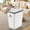 White_Free Size, variant on Gnmfd Bathroom Trash Can with Press Lid Garbage Can for Toilet Bedroom Kitchen, Narrow Popup Lid Odor Control Wastebasket Organizer for Home Office, Holiday Bathroom Organizers and Storage