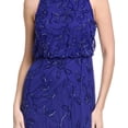 thumbnail image 3 of Adrianna Papell womens  Blouson Mermaid Gown, 6, Blue, 3 of 4