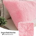thumbnail image 5 of LIFEREVO Body Pillow Cover with Zipper Closure,Luxury Shaggy Ultra Soft Plush Faux Fur Pillowcase 20"x54" for Bed Couch,Microfiber Long Pillowshams for Adults Pregnant Women/Mother/Wife(Pink), 5 of 6