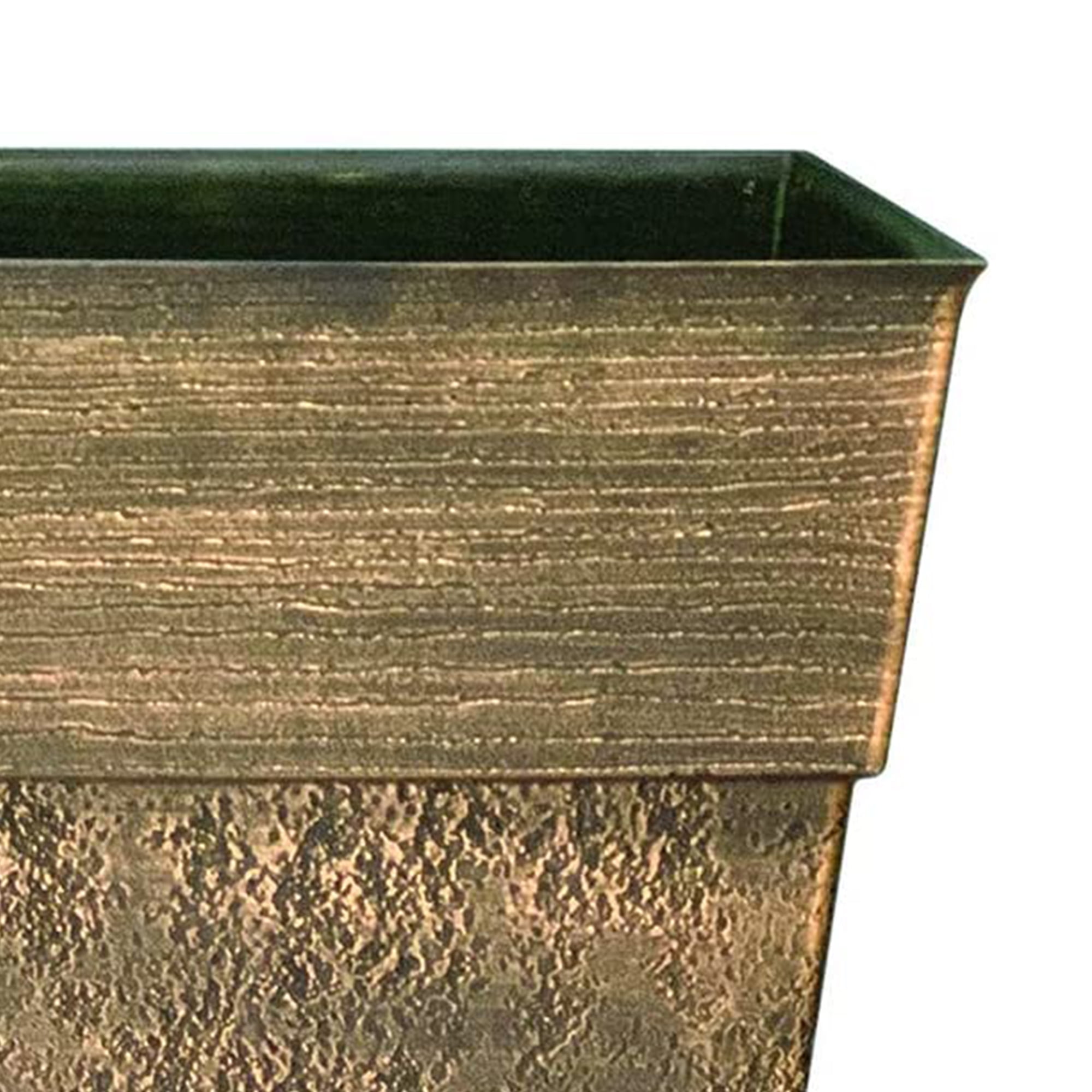 The HC Companies Avino 16 Inch Square Planter Pot (4 Pack)