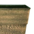 thumbnail image 2 of The HC Companies Avino 16 Inch Square Resin Planter Pot, Celtic Bronze, 2 of 7