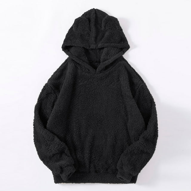 LSLJS Mode Femmes Chandail à Capuchon et Chandails en Molleton, Mode Femmes Haut à Imprimé Léopard Hiver Confortable Manteau à Manches Longues