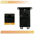 thumbnail image 4 of Interruptor de ventana eléctrica del lado del pasajero delantero derecho único para Honda Civic Fit No.35760TF0003, 4 of 7