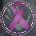 thumbnail image 3 of CafePress - Stop Domestic Violence Ribbon Women's Dark T Shirt - Women's Traditional Fit Dark T-Shirt, 3 of 4