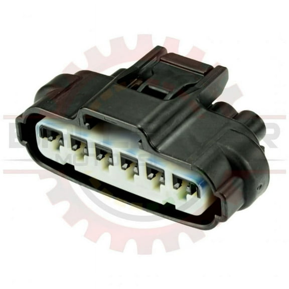 Ballenger Motorsports - 6 Way Throttle Position Sensor Connector Assembly, Black Replacement for Toyota & Mazda Compatible with 90980-11858