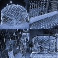 thumbnail image 5 of Christmas Net Lights Outdoor 200 LED 10Ft x 6.5Ft Bush Net Lights Outdoor Mesh Lights Waterproof 8 Modes Outside Garden Twinkle Lights for Patio Wall Roof Balcony Decor(Cool White), 5 of 5