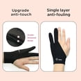 thumbnail image 5 of UGEE Artist Drawing Glove, Upgraded Padded Double Two-Finger Glove for iPad Graphics Tablet Stylus, Drawing Painting, Size M, 5 of 5