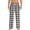 White, variant on Houndstooth Black And White Men's Straight Lounge Pajama Pants: The Ultimate in Comfortable Sleepwear
