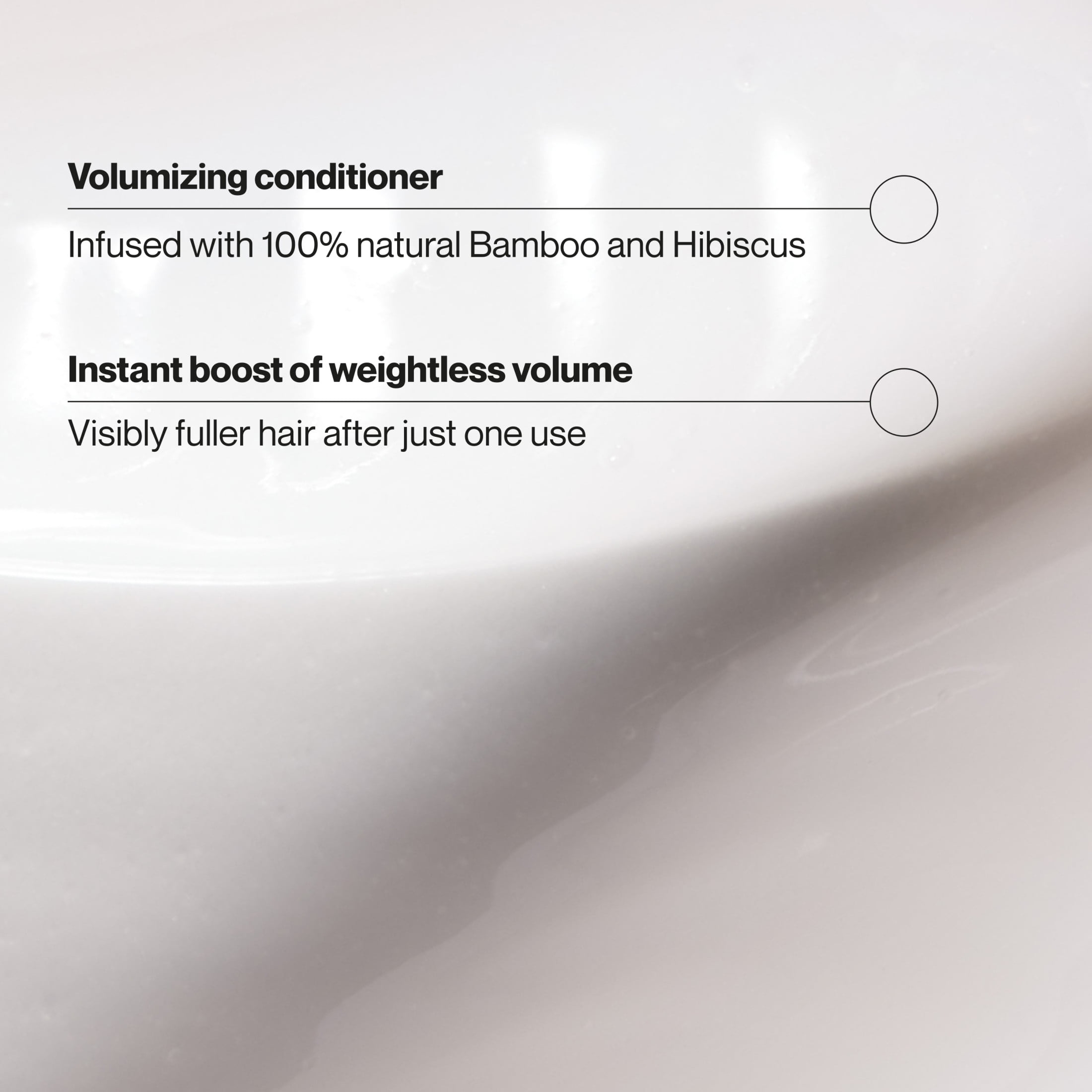 Suave Bamboo & Hibiscus Volumizing Conditioner, for Fine and Flat Hair, 28 oz Pump