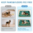 thumbnail image 6 of Leak-Guard Dog Pee Pads, Washable Reusable Potty Pads for Protection Under Pet Beds, 24" x35" (Texture/leopard /Geometry), 6 of 8