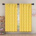 thumbnail image 5 of Blackout Kids Curtains,Yellow Lemon Fruit Shapes Orange Pattern Childrens Insulated Curtains Set Of 2,Bedroom Essentials,Toddler Room Decor 52"x63", 5 of 5