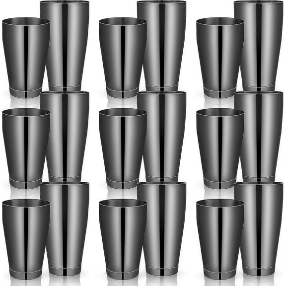 9 Pcs Cocktail Shakers Professional Bar Shaker Boston Shaker Set Stainless Steel Martini Shaker