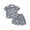 A-Light Gray237, variant on JAJAHO Boys Hawaiian Outfits 2Pcs Set Summer Beach Tropical Print Button Down Collar Short Sleeve Shirt And Shorts Toddlers Kids 1-5Y Cute Outfit