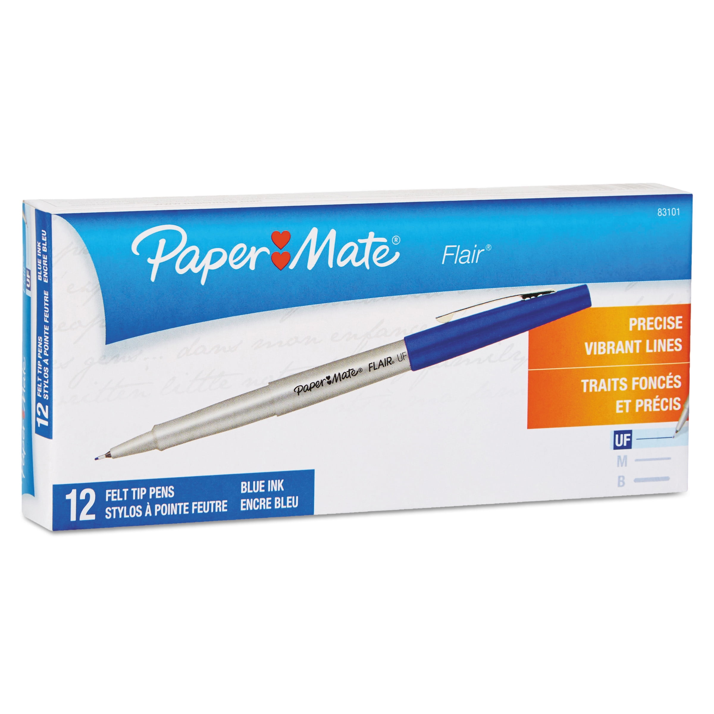 Paper Mate - Porous Point Pen: Felt Tip, Assorted Ink - 44411379 - MSC  Industrial Supply